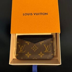 Louis Vuitton Neo Card Holder - Monogram Macassar Canvas
